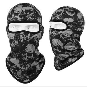Tactical Skull Ghost Printed Full Face Mask Balaclava Halloween Ski Motorcycle